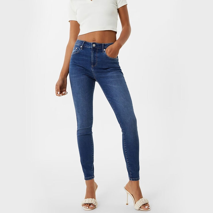 Jack Wills Ladies High Rise Skinny Jean in Blue Jack Wills Ladies High Rise Skinny Jean in Blue