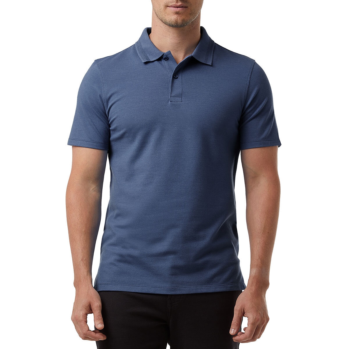 32 Degrees Men's Pique Polo in Navy