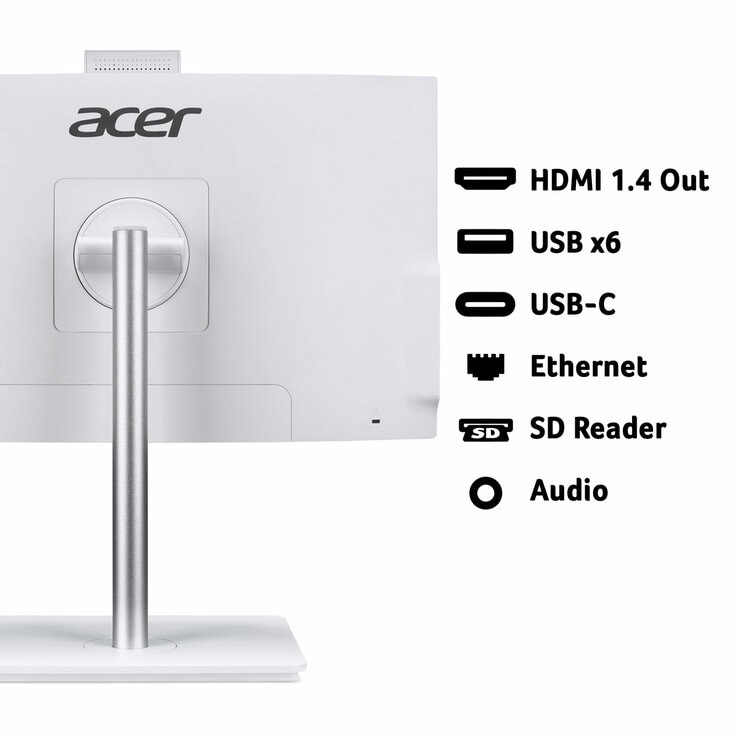 Acer C24-A, Intel Core 5, 16GB RAM, 1TB SSD, 24 Inch All in One Desktop PC, DQ.BRNEK.003