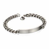S/STEEL Brushed ID BRACELET