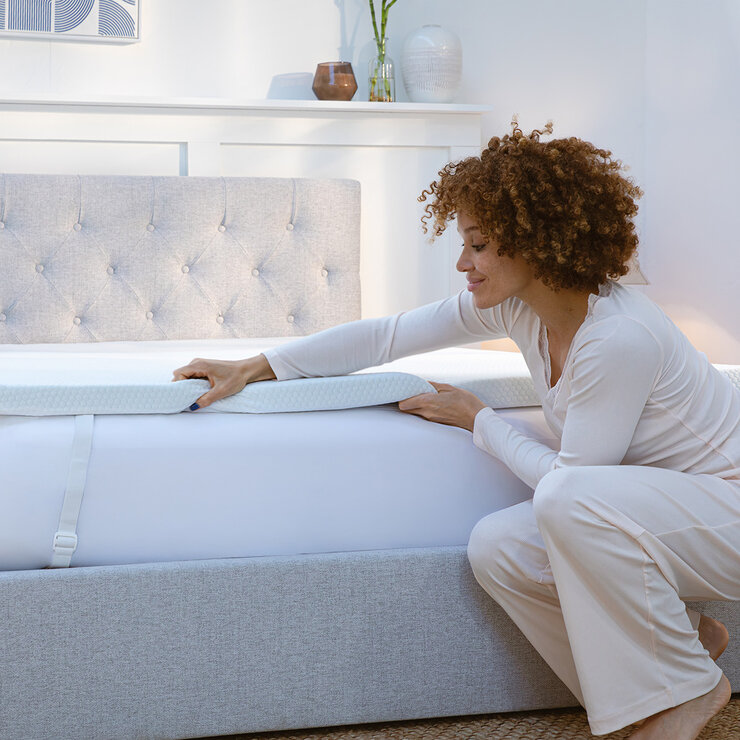 Panda Memory Foam Bamboo European Mattress Topper in 3 Sizes