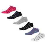 DKNY Women's Trainer Liner Socks, 6 Pack in 4 Colours