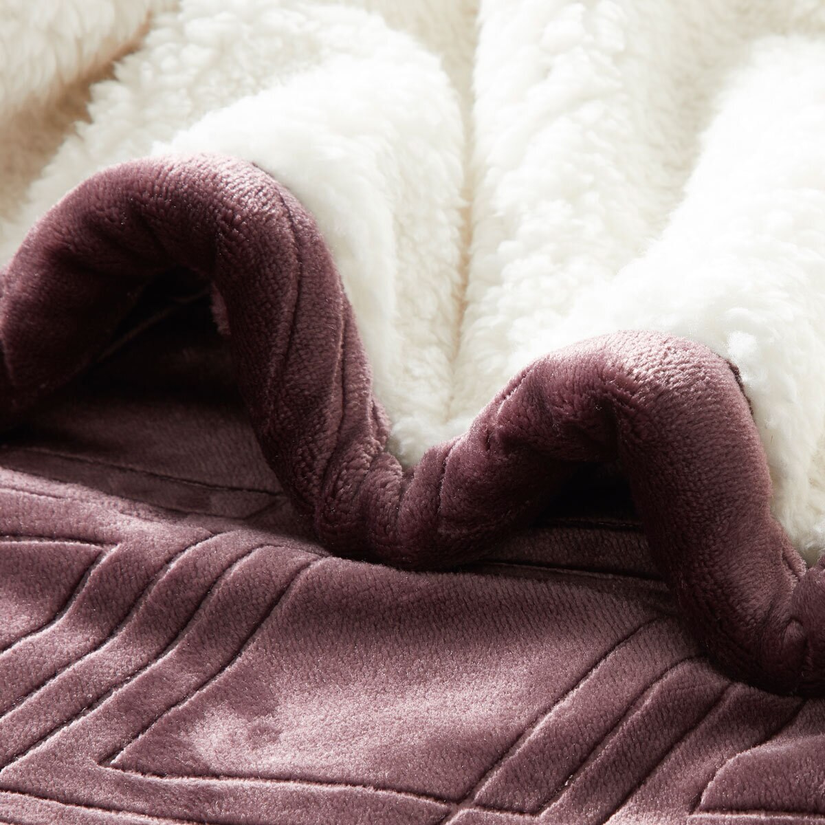 Velour sherpa blanket hotsell