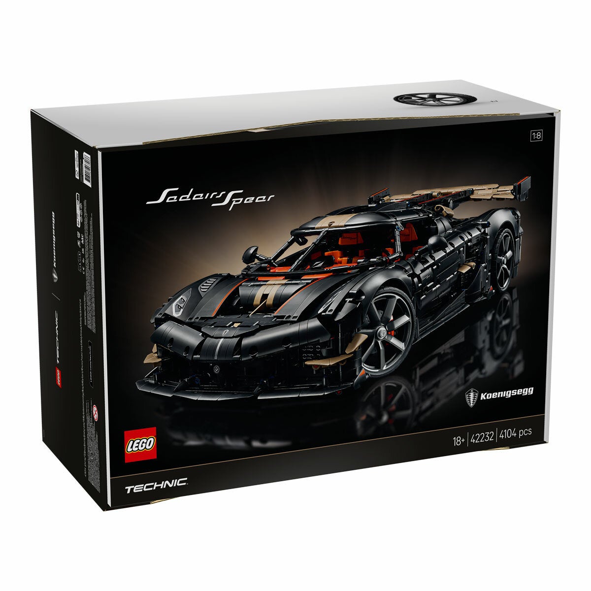 LEGO Technic Koenigsegg Sadair's Spear Megacar - Model 42232 (18+ Years) LEGO Technic Koenigsegg Sadair's Spear Megacar - Model 42232 (18+ Years)