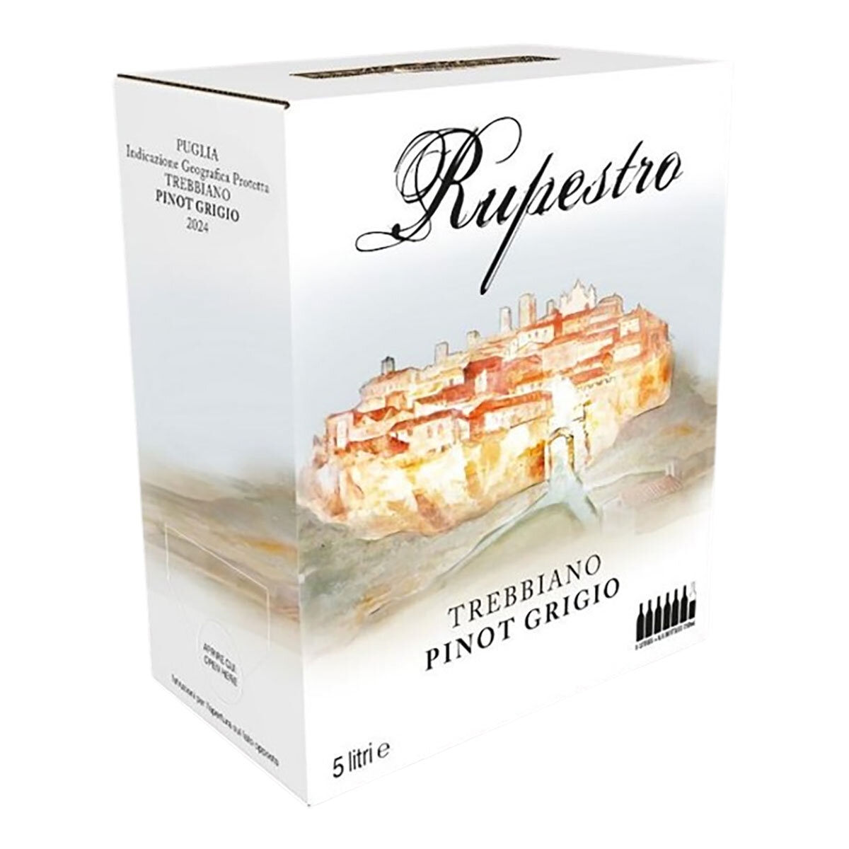 Rupestro Trebbiano Pinot Grigio, 5L