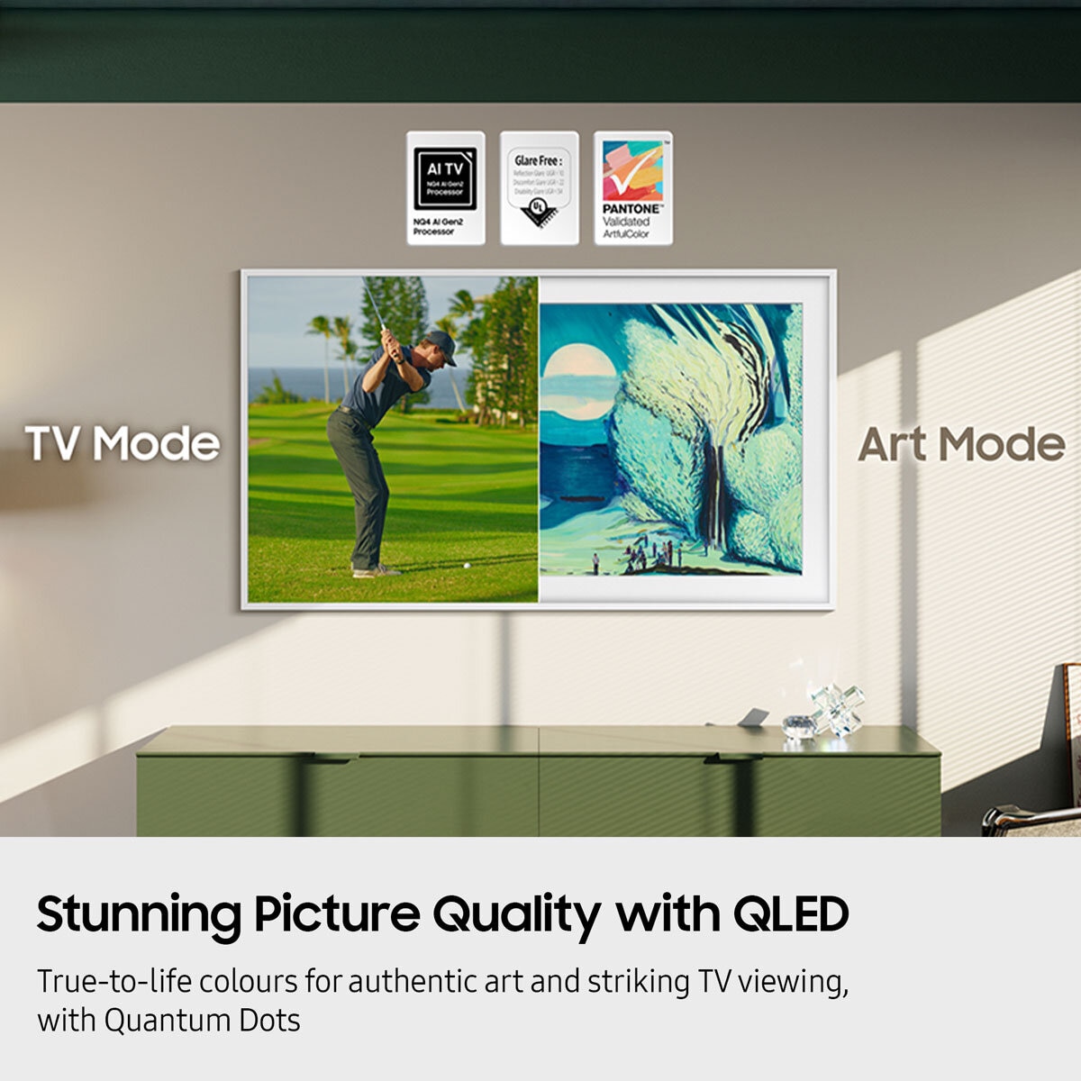 Buy Samsung QE55LS03FAUXXU 55 Inch Frame QLED 4k Ultra HD Smart TV at Costco.co.uk