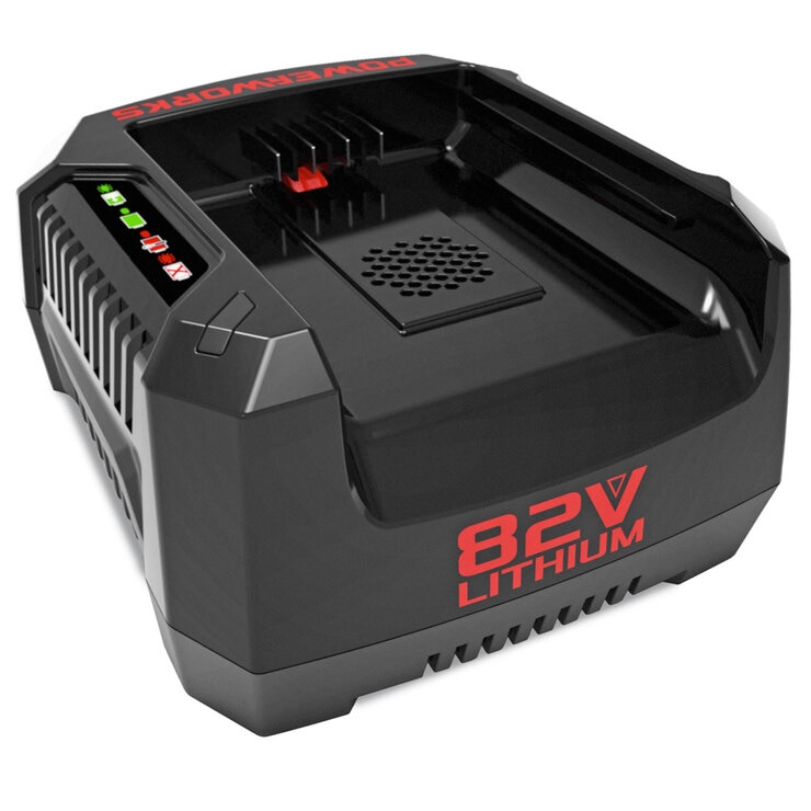 Powerworks 82V Cordless 46cm Self Propelled Lawn Mower + 82V Battery