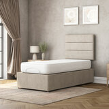 Highgrove Fenton Taupe Fabric Electric Adjustable Bed Base With Medium Memory Foam Mattress Highgrove Fenton Taupe Fabric Electric Adjustable Bed Base With Medium Memory Foam Mattress