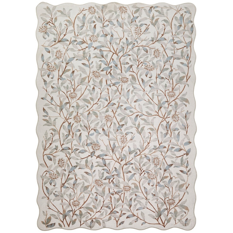 Concept Looms Liberty Floral Washable Rug, in 2 Sizes