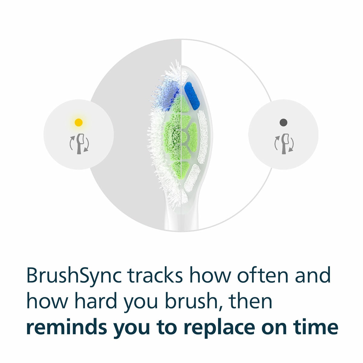 Philips Brush Head 6 Pack in White Brush Sync Philips Brush Head 6 Pack in White Brush Sync