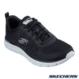 Skechers Ladies Track Staple Trainer in Black, Size 5