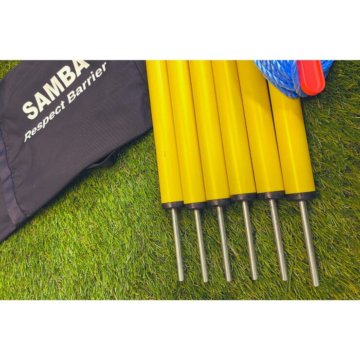 Lifestyle image showing the ground spikes