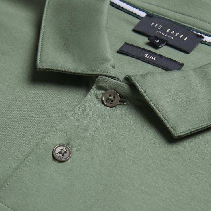 Ted Baker Men's Polo Shirt in Khaki