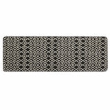 Multy Home Accent Floor Runner in Black & White, 60 x 183 cm
