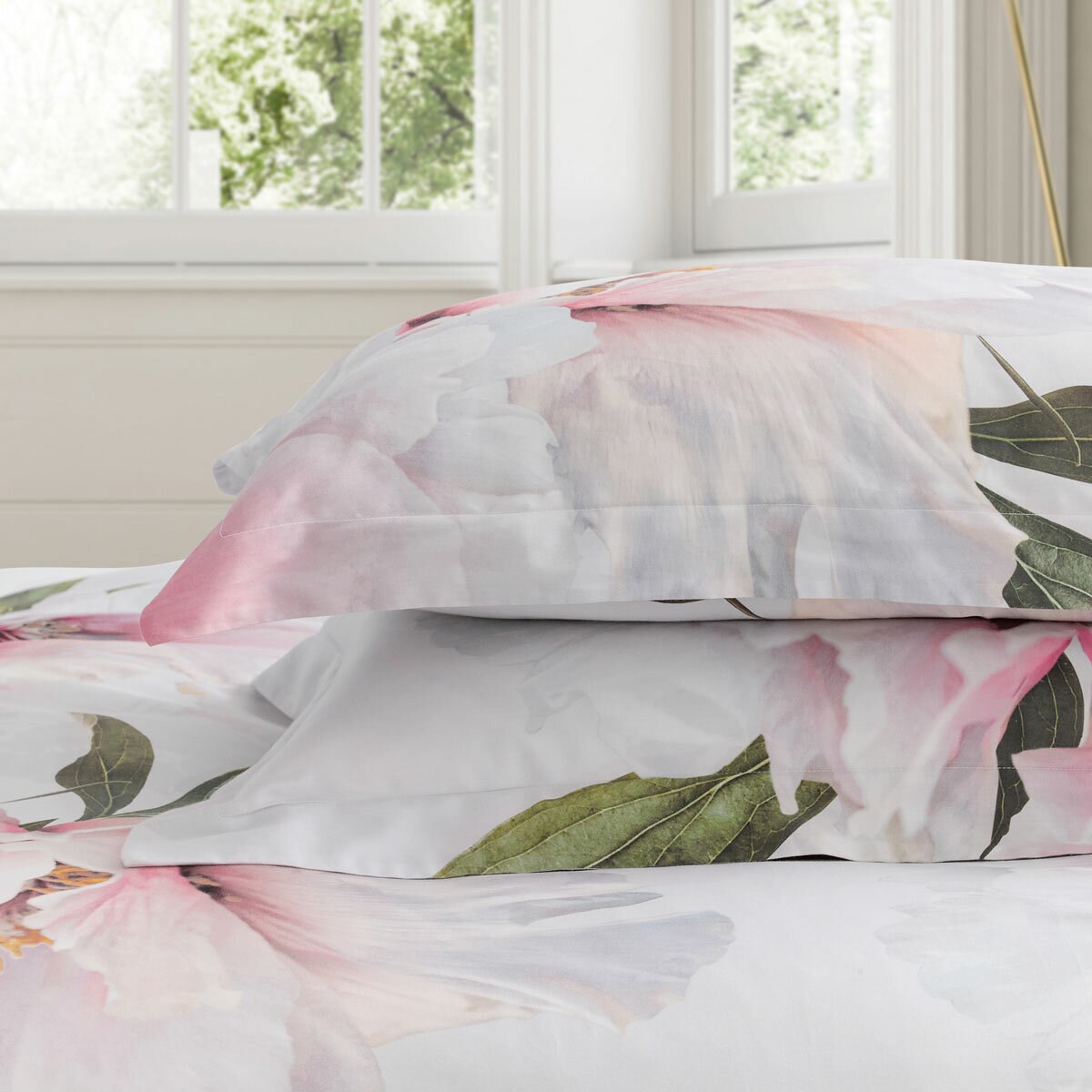 Ted Baker Peony Floral Pink Duvet Cover Set, King Ted Baker Peony Floral Pink Duvet Cover Set, King