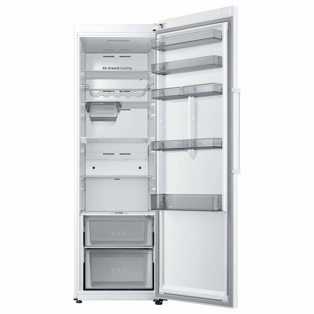 Samsung RR39C7BB7WW, 387L Upright Fridge, E Rated in Silver Samsung RR39C7BB7WW, 387L Upright Fridge, E Rated in Silver