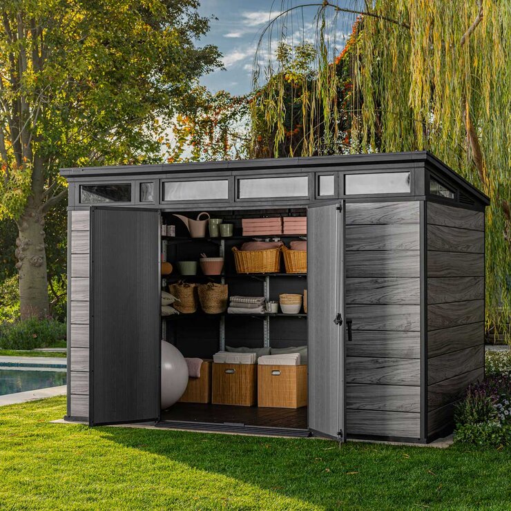 Keter Storm Grey Signature 11ft 2" x 7ft 2" (3.4 x 2.2m) Storage Shed