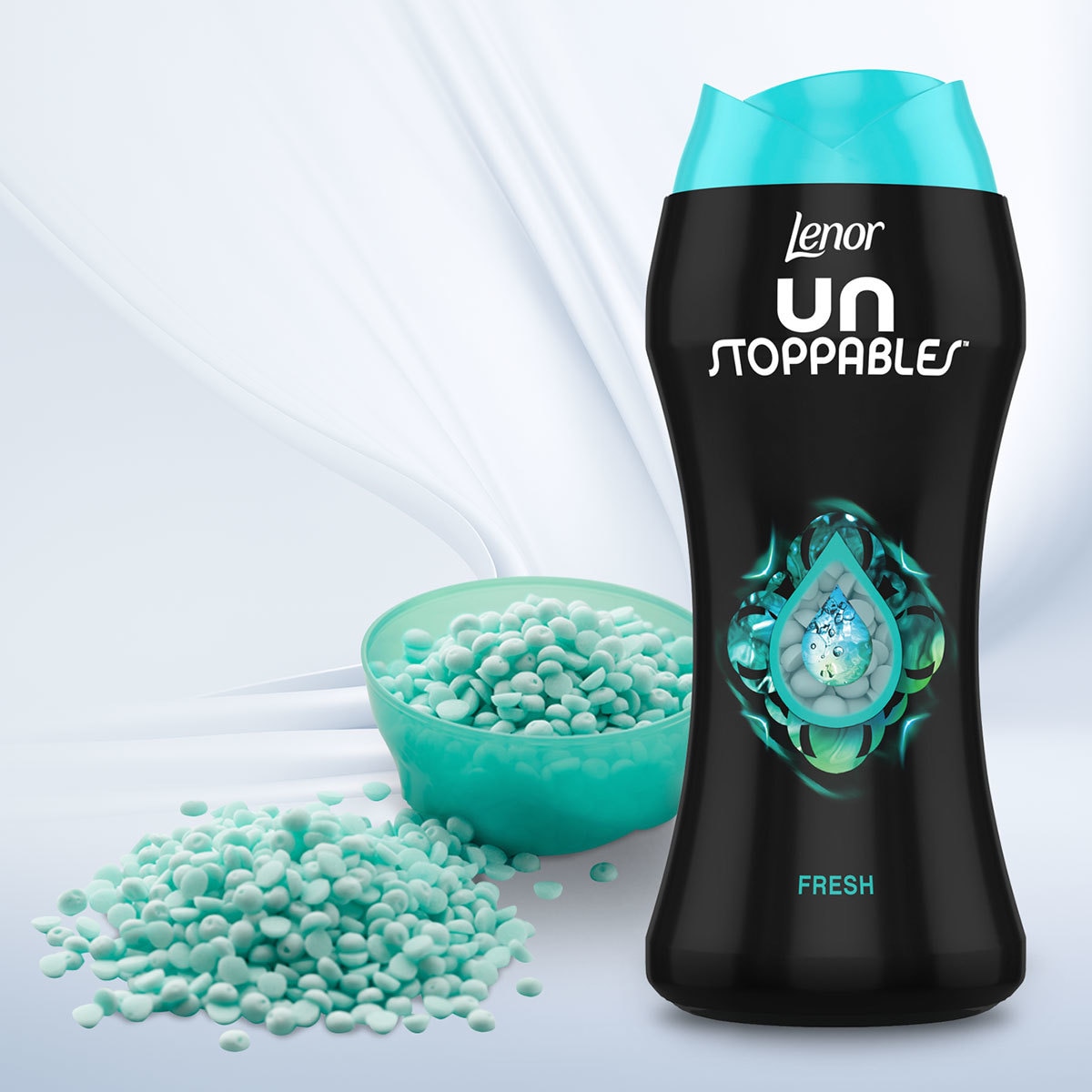 image of bottle and unstoppables in lid