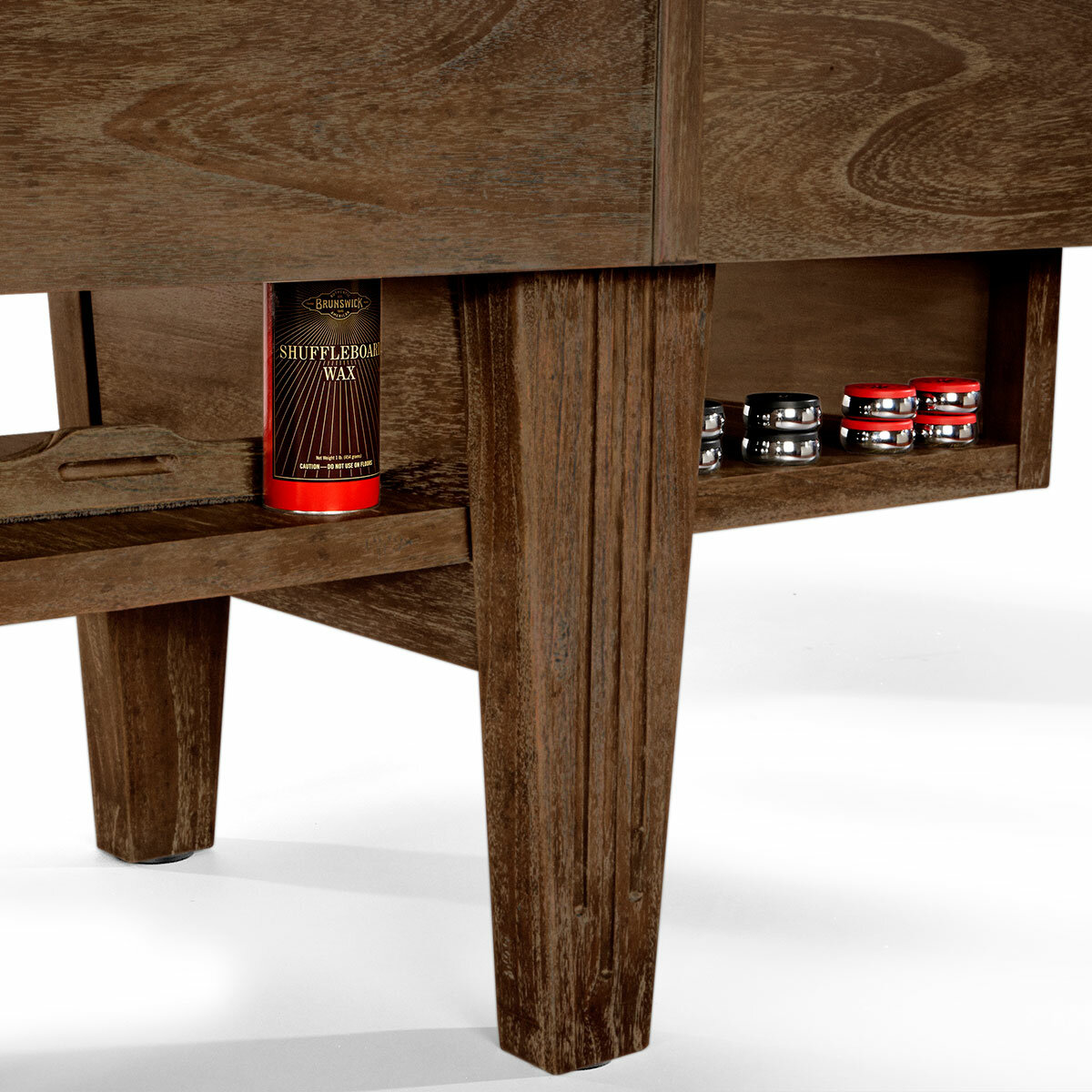 Installed Brunswick Andover Shuffleboard in 2 Sizes Installed Brunswick Andover Shuffleboard in 2 Sizes