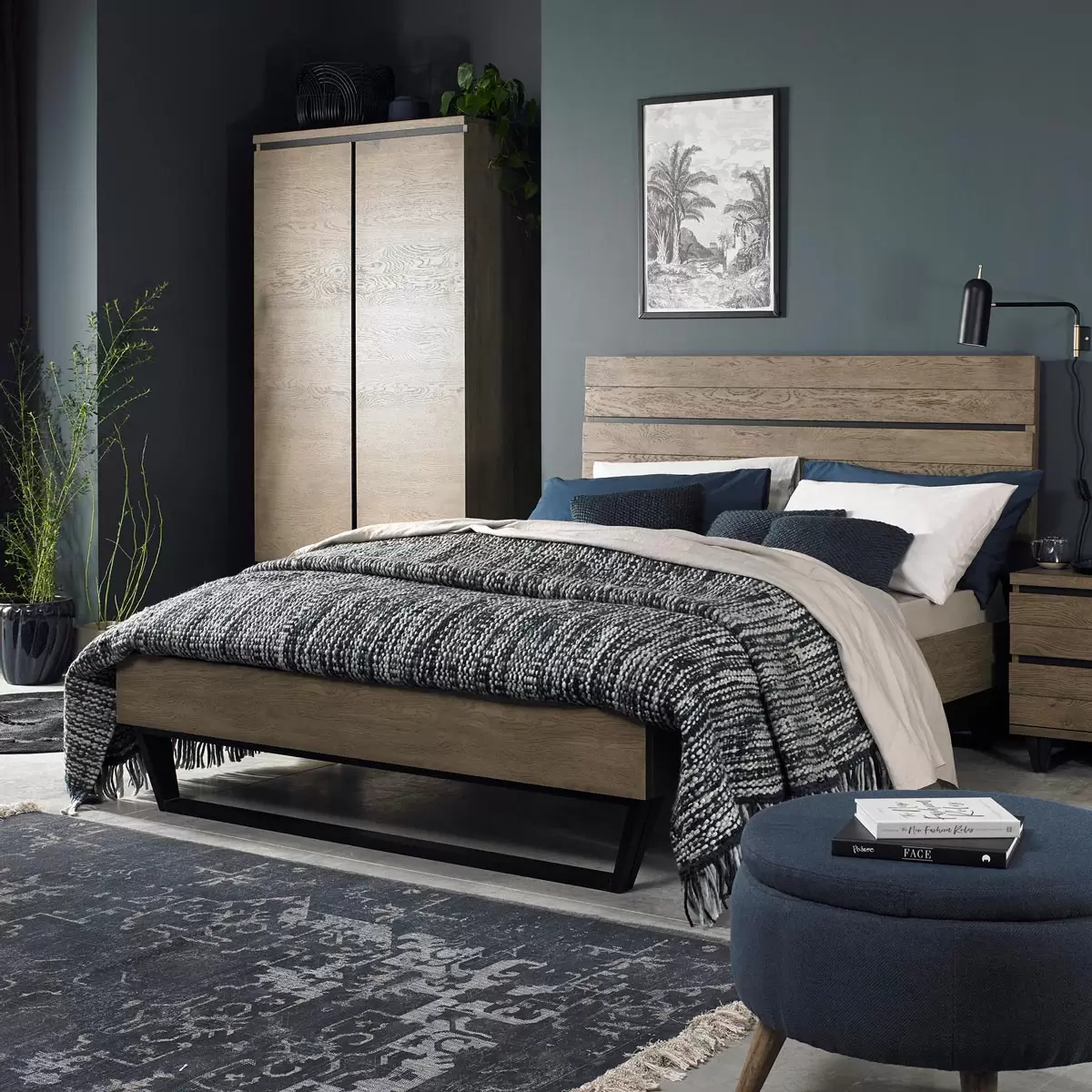 Costco grey bed deals frame