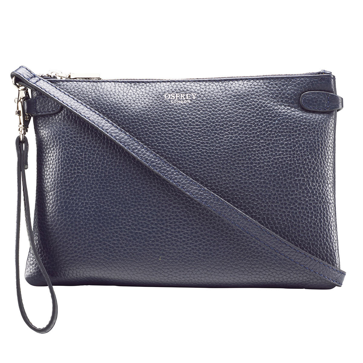 Osprey London Madison Leather Women's Cross Body bag, Navy