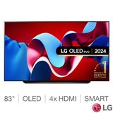 LG OLED83C44LA 83 Inch OLED 4K Ultra HD Smart TV