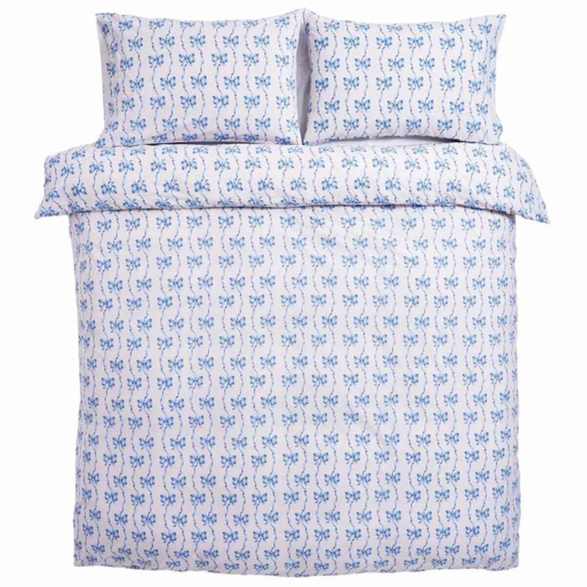 Cath Kidston Blue Ribbons And Bows Reversible Cotton Duvet Cover Set In 4 Sizes Cath Kidston Blue Ribbons And Bows Reversible Cotton Duvet Cover Set In 4 Sizes