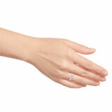 0.50ct Princess Cut Diamond Solitaire Ring, Platinum