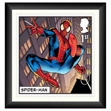 Spiderman Stamp framed