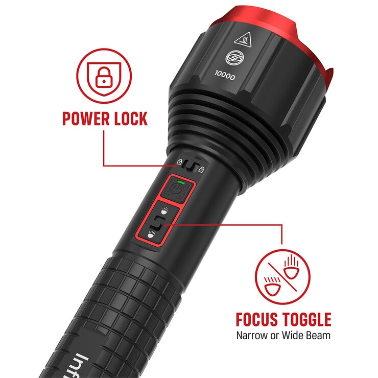 Infinity X1 Flashlight 10,000 Lumen Rechargeable Flashlight Infinity X1 Flashlight 10,000 Lumen Rechargeable Flashlight