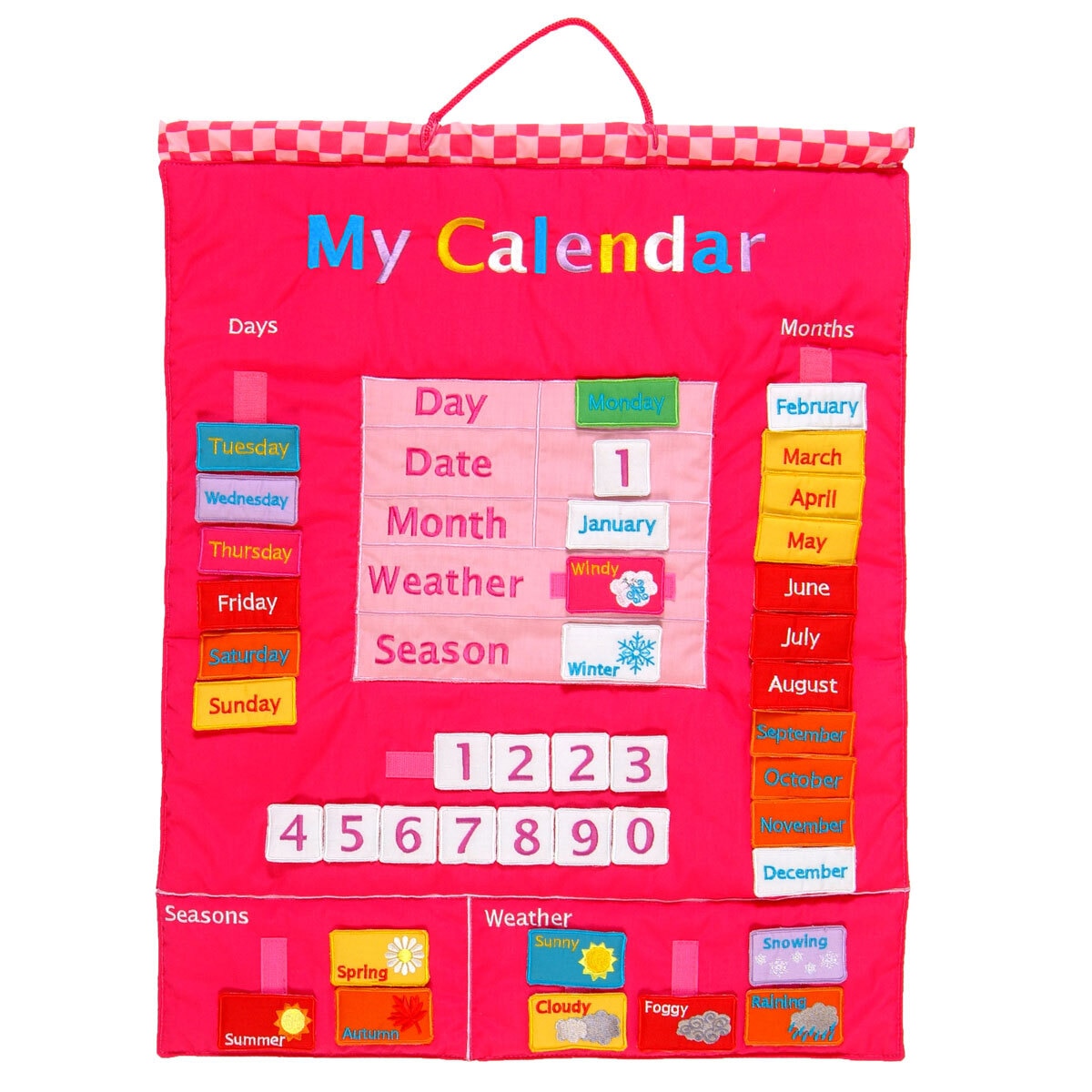 My Calendar Pink Wall Hanging Chart (2+ Years)