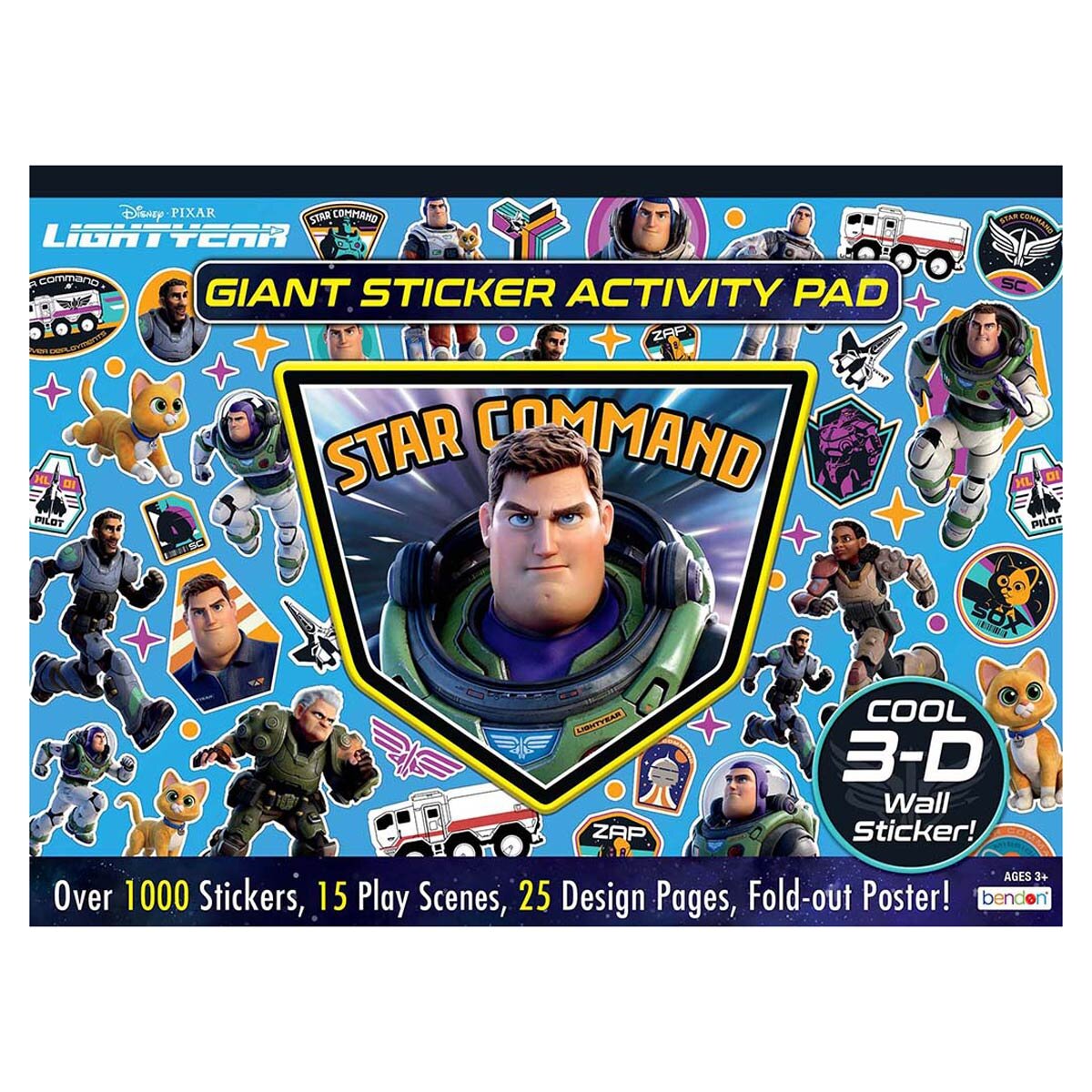 Giant Sticker Pad Lightyear (3+ Years) Costco UK