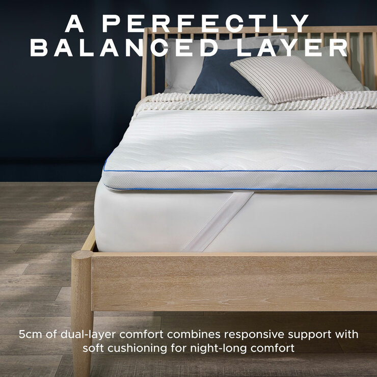 Snuggledown Luxury Memory Foam & Gel Mattress Topper in 2 Sizes