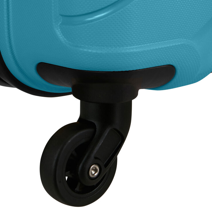 American Tourister Jet Driver 55cm Carry On Hardside Spinner Case in Light Blue American Tourister Jet Driver 55cm Carry On Hardside Spinner Case in Light Blue