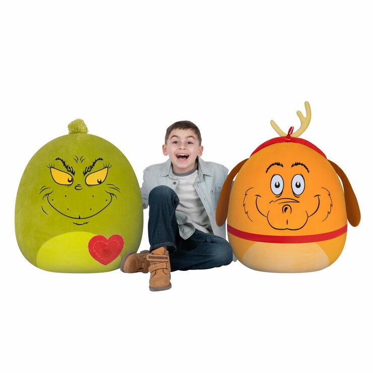 Original Squishmallows 20-Inch The Grinch Plush Assortment
