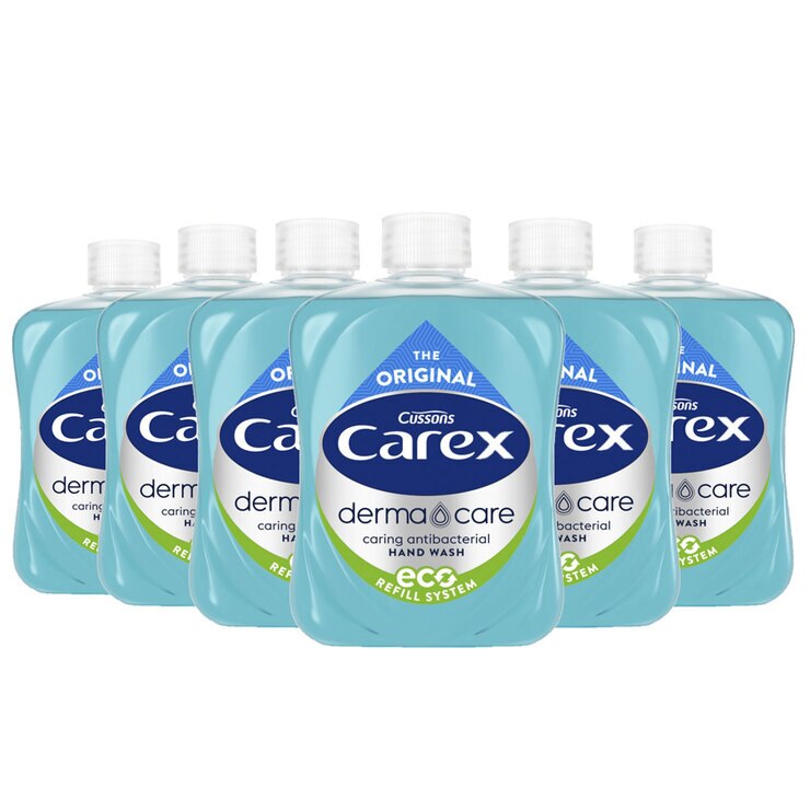 Carex Antibacterial Liquid Hand Soap, 6 x 500ml Costco UK