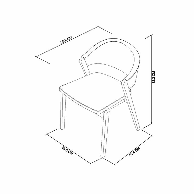Bentley Designs Camden Peppercorn Rust Velvet Dining Chair, 2 Pack