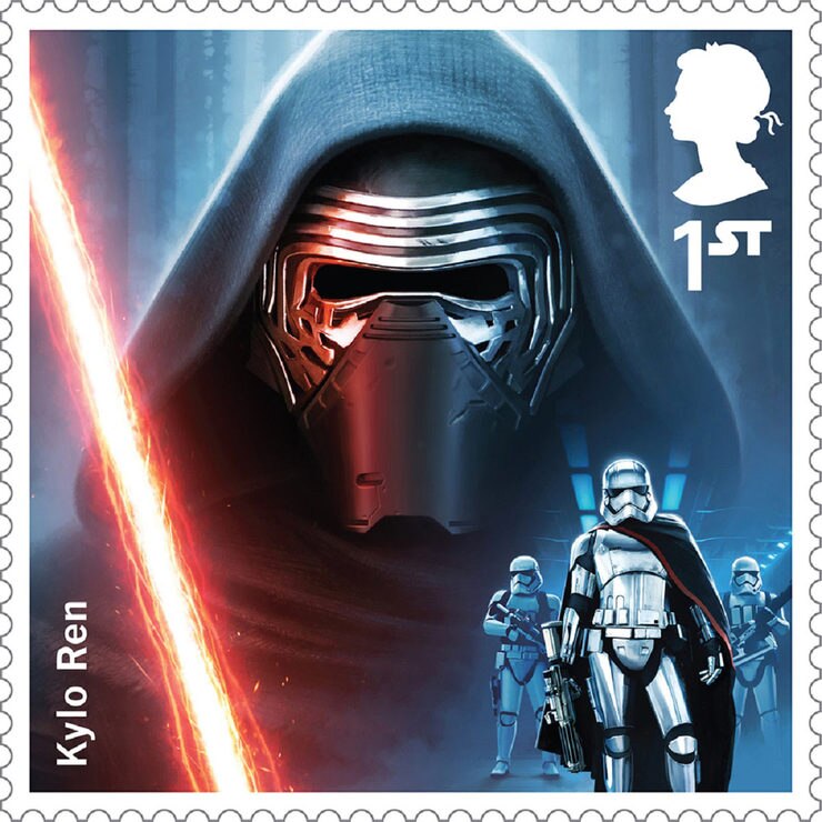 STAR WARS™ Framed Royal Mail® Special Character Collectable Stamps with Tatooine Backdrop