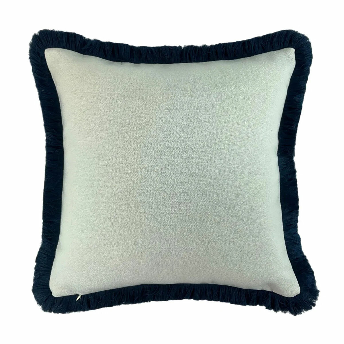 Malini Hugo Fringed Feather Fill Cushion in 2 Colours, 56 x 56 cm