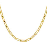14kt Yellow Gold Paperclip 24" Necklace