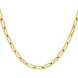 14kt Yellow Gold Paperclip 24" Necklace