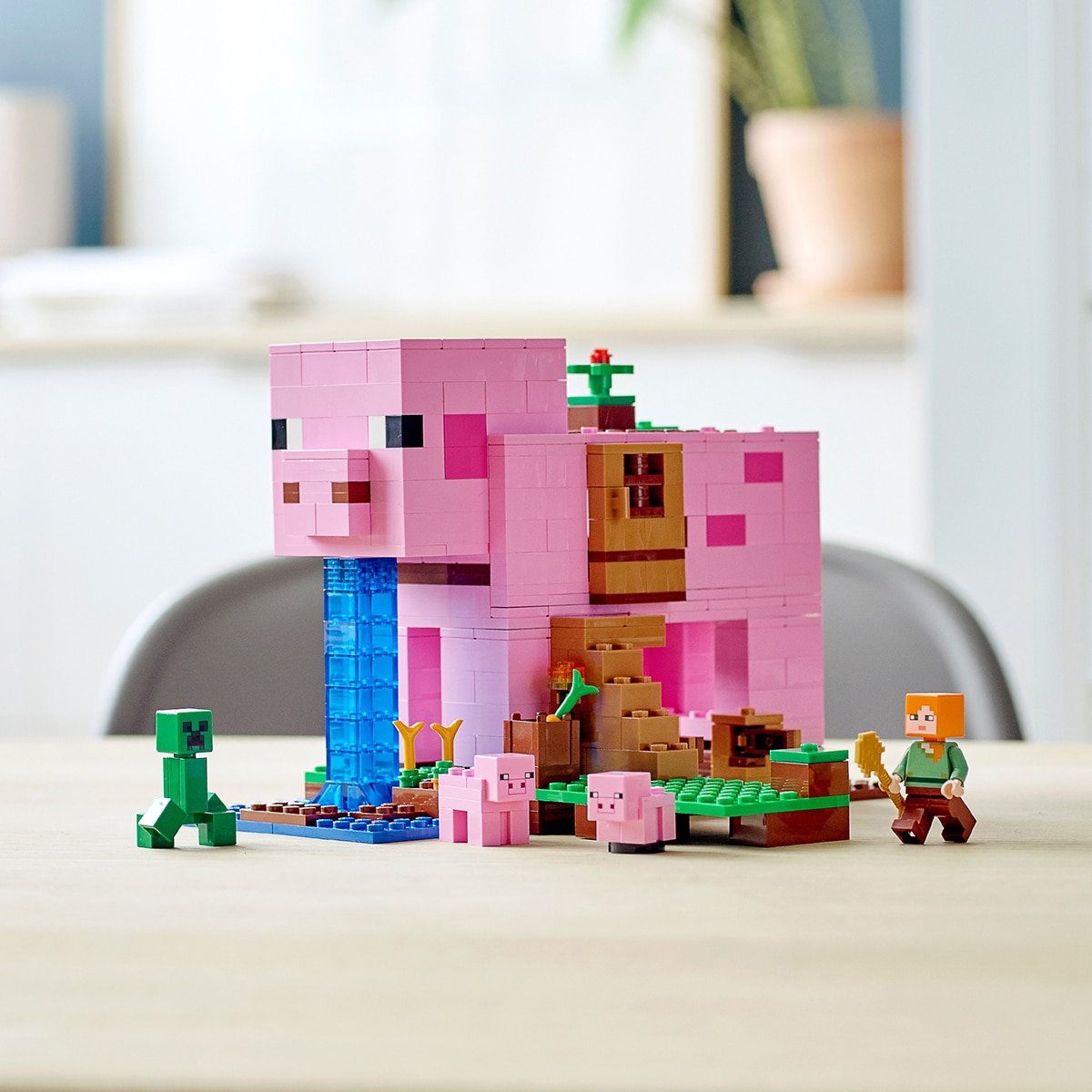 Minecraft the pig house construction set