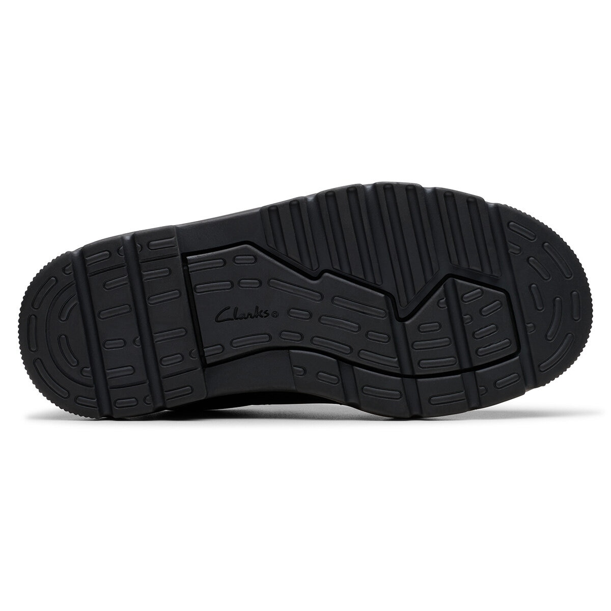 Clarks Kids Lorcam Edge Black Leather Shoes Clarks Kids Lorcam Edge Black Leather Shoes