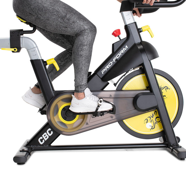 Installed ProForm Tour De France CBC Indoor Cycle with iFit Coach