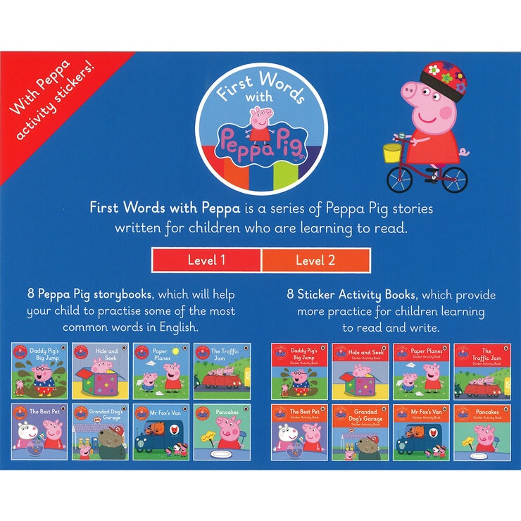 First Words with Peppa 16 Book Set (4+ Years) First Words with Peppa 16 Book Set (4+ Years)