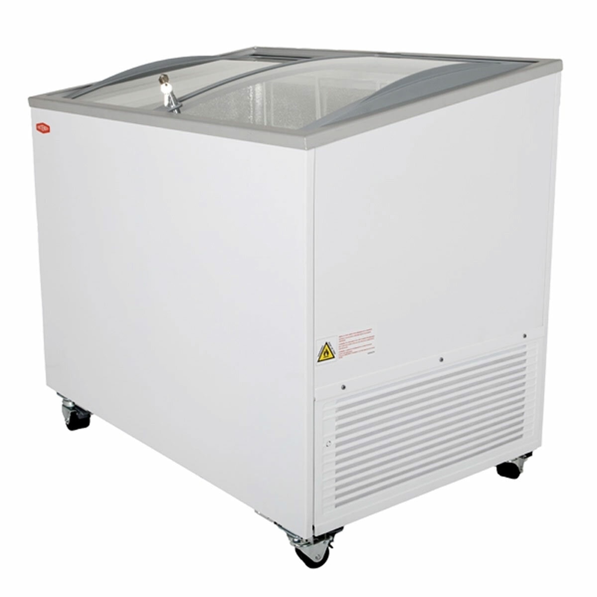 Contender FZI022 290L Commercial Ice Cream Freezer, F Rated in White