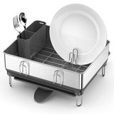 Lifestyle image of a dishrack with dishes and spoons