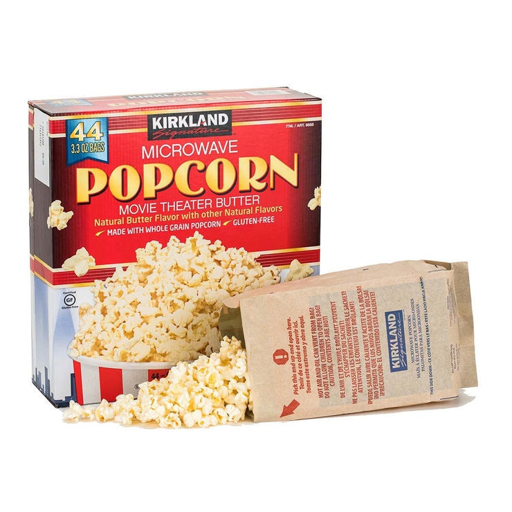 Kirkland Signature Microwave Popcorn, 44 x 93g Costco UK