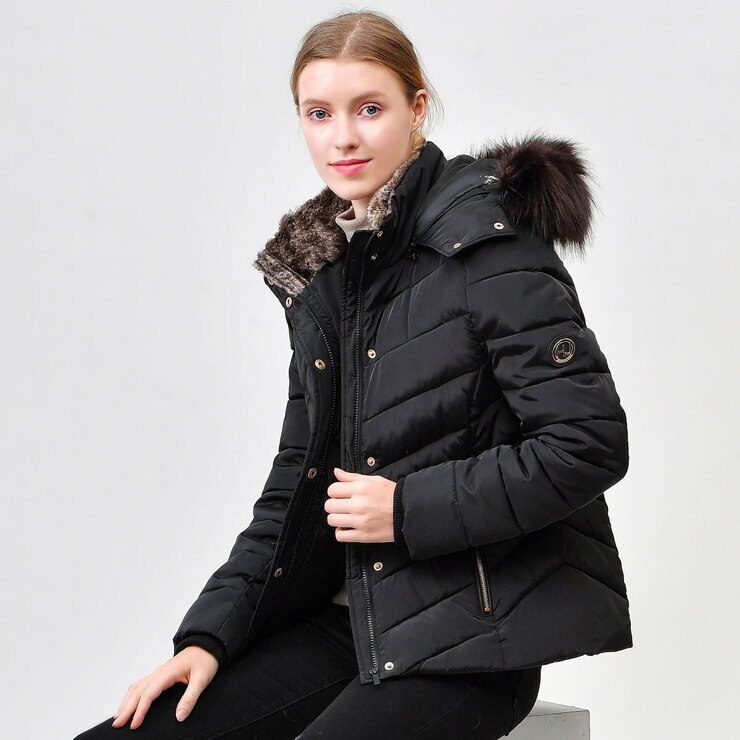 Harvey & Jones Shelley Women's Jacket in Black, Size 18 | Costco UK