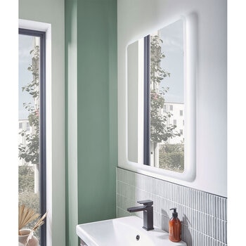 Tavistock Elysium 600 Back Lit Mirror with Demister and Sensor Control, 60 x 80 x 2.6 cm